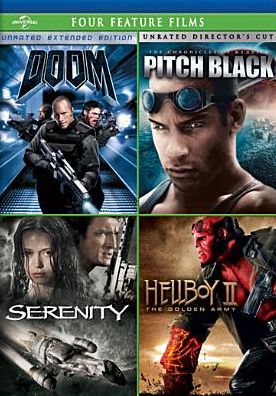 Doom/Pitch Black/Serenity/Hellboy II: The Golden Army [4 Discs]