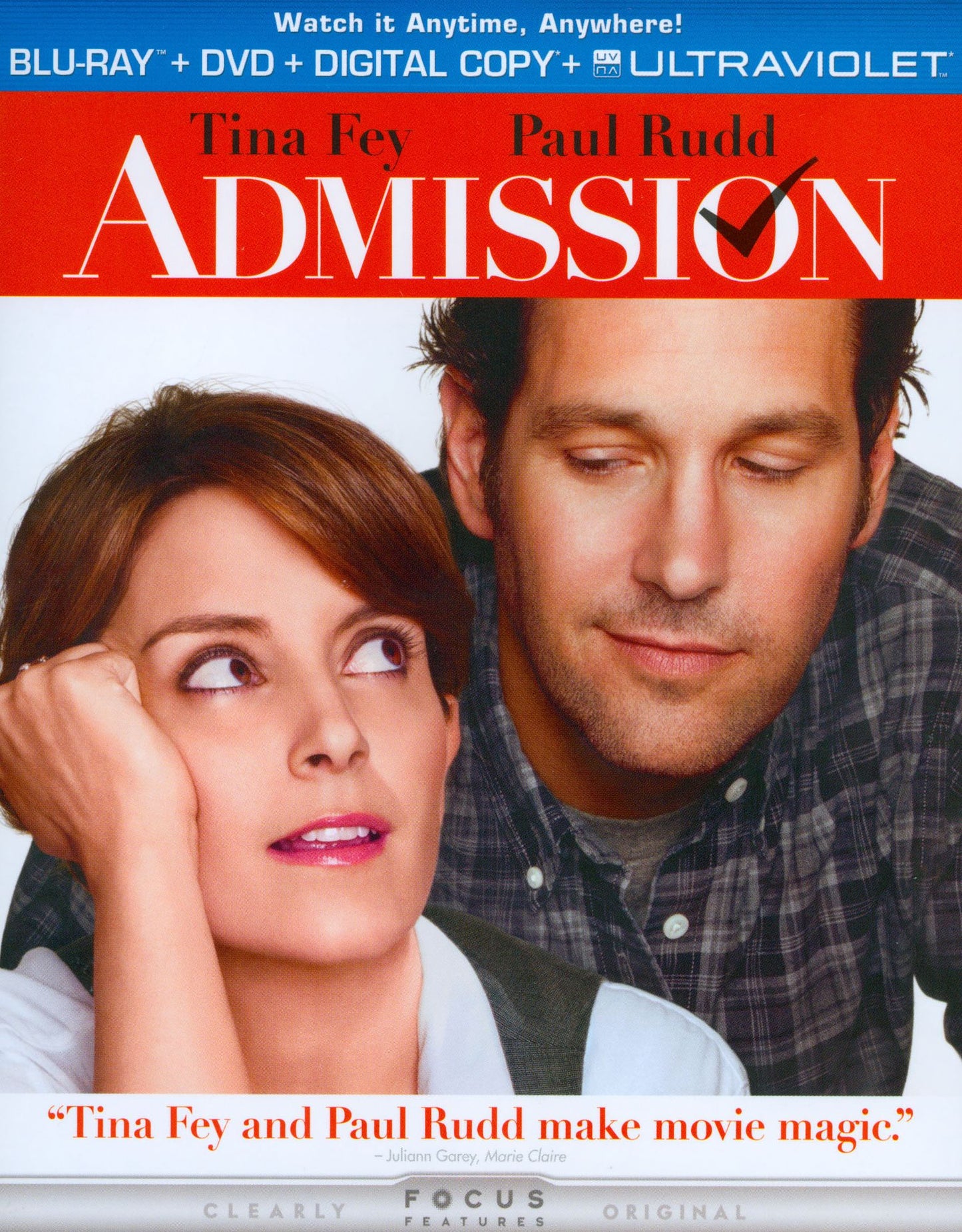 Admission [2 Discs] [Includes Digital Copy] [UltraViolet] [Blu-ray/DVD]
