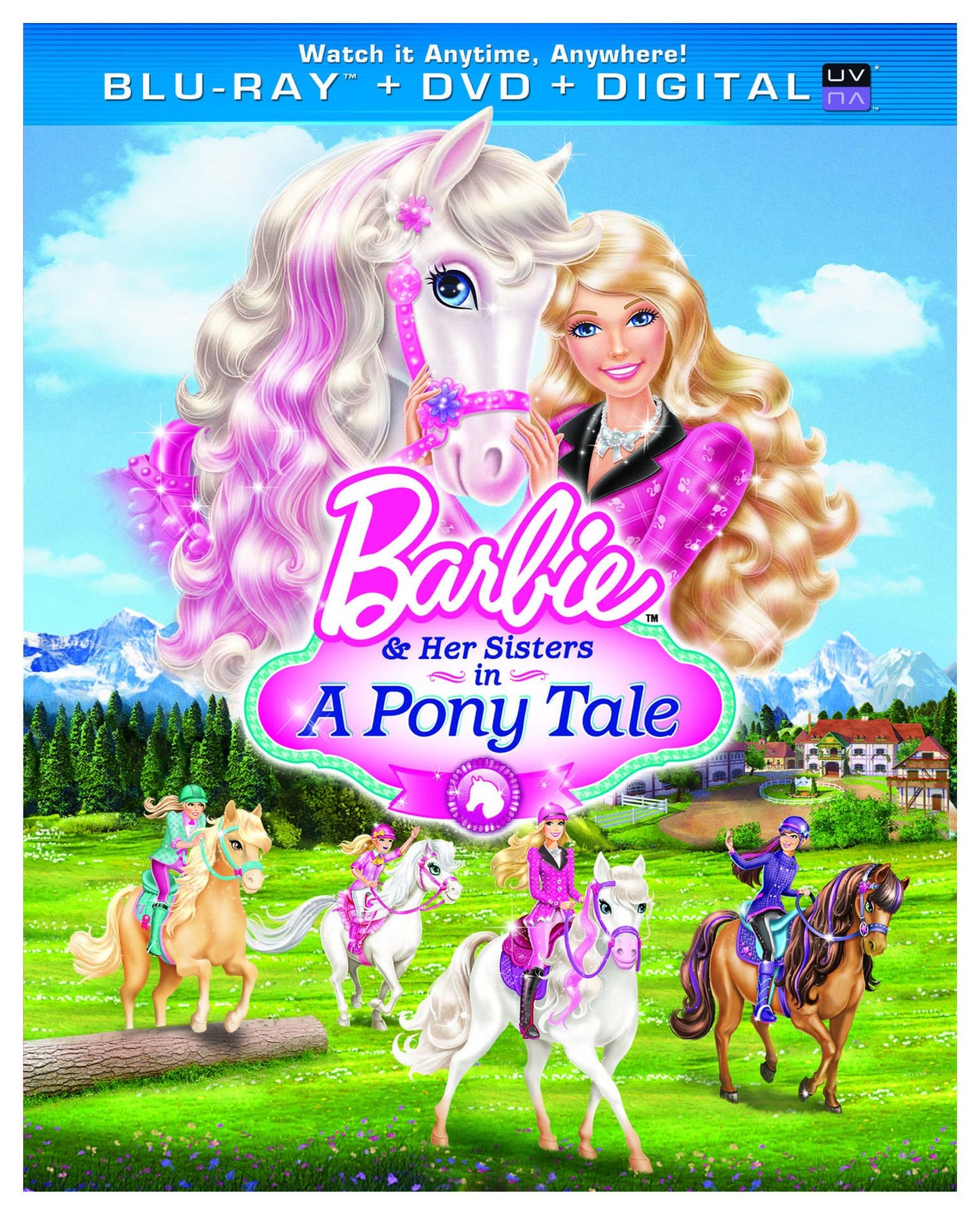 Barbie & Her Sisters in A Pony Tale [Blu-ray]