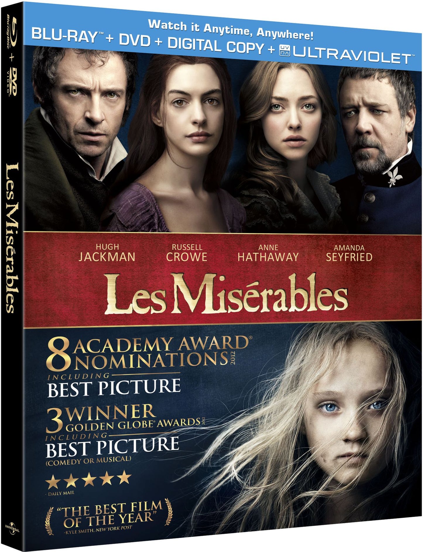 Les Miserables [2 Discs] [Includes Digital Copy] [Blu-ray/DVD]