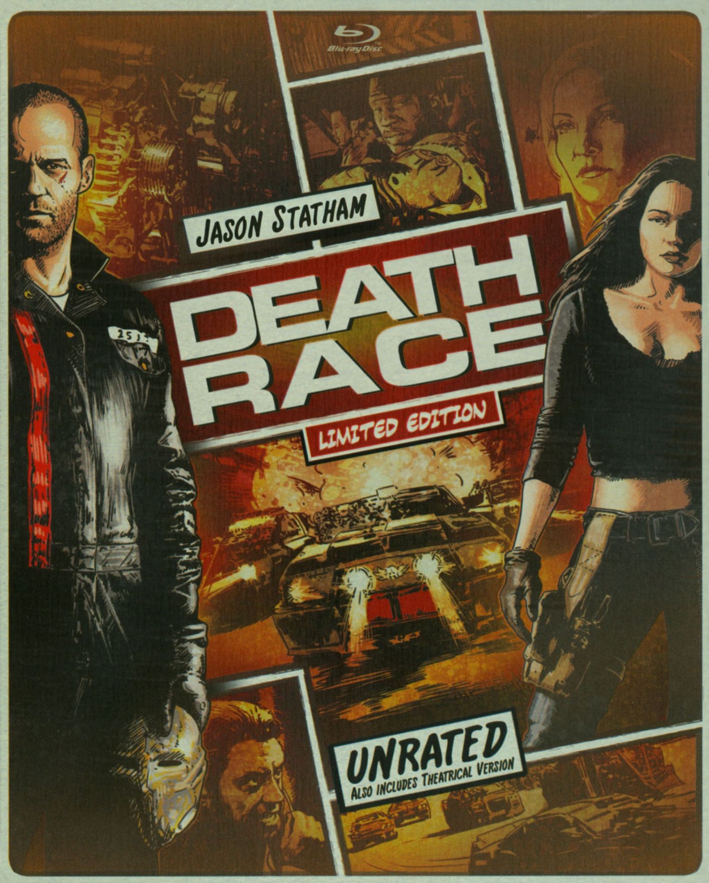 Death Race [Includes Digital Copy] [UltraViolet] [Blu-ray/DVD] [2 Discs]