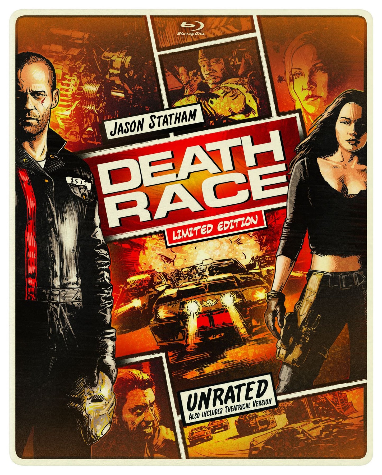 Death Race [Includes Digital Copy] [UltraViolet] [Blu-ray/DVD] [2 Discs]