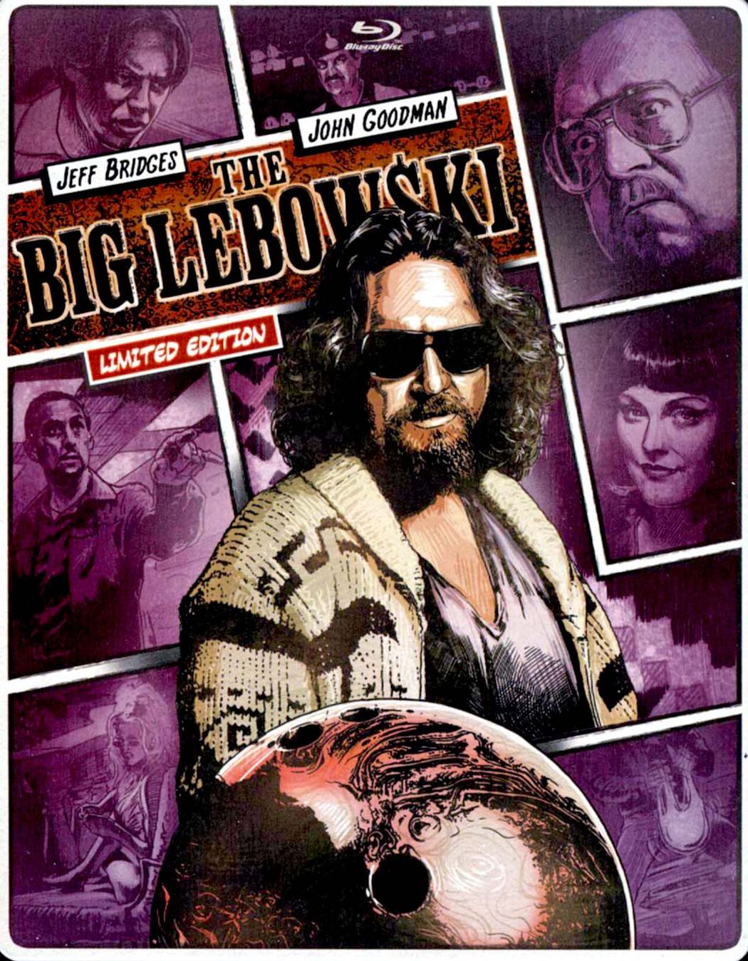The Big Lebowski [SteelBook] [Includes Digital Copy] [UltraViolet] [Blu-ray/DVD] [2 Discs]
