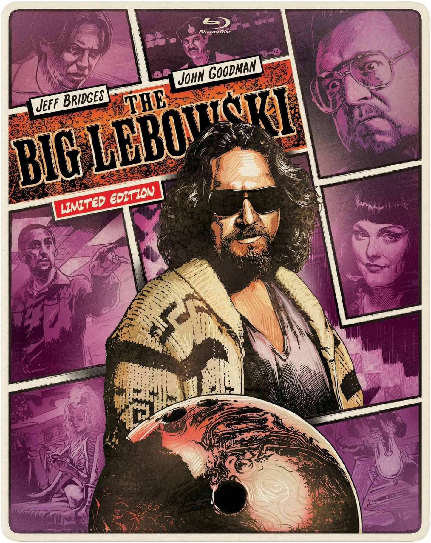 The Big Lebowski [SteelBook] [Includes Digital Copy] [UltraViolet] [Blu-ray/DVD] [2 Discs]