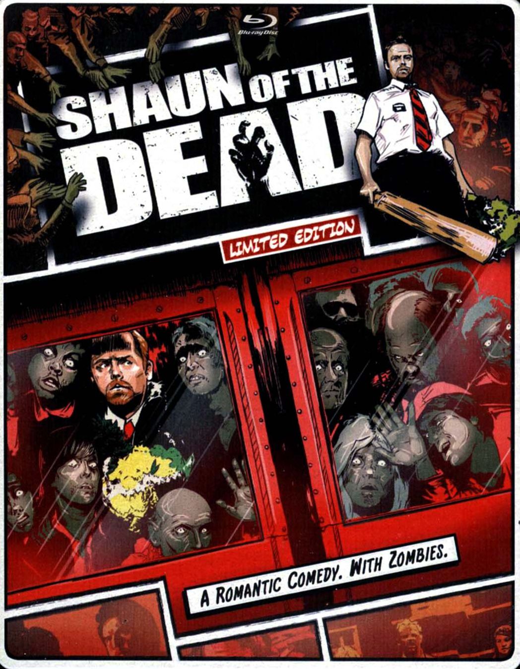 Shaun of the Dead [SteelBook] [Includes Digital Copy] [UltraViolet] [Blu-ray/DVD] [2 Discs]