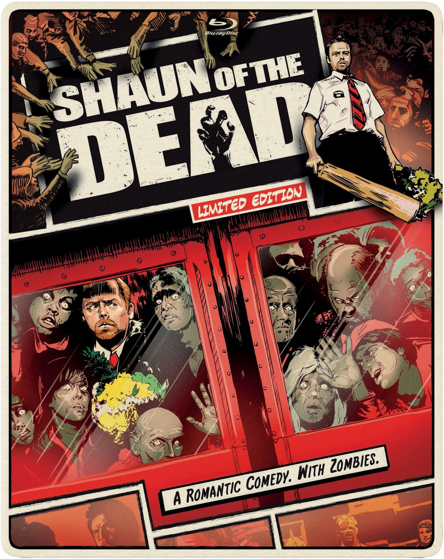 Shaun of the Dead [SteelBook] [Includes Digital Copy] [UltraViolet] [Blu-ray/DVD] [2 Discs]