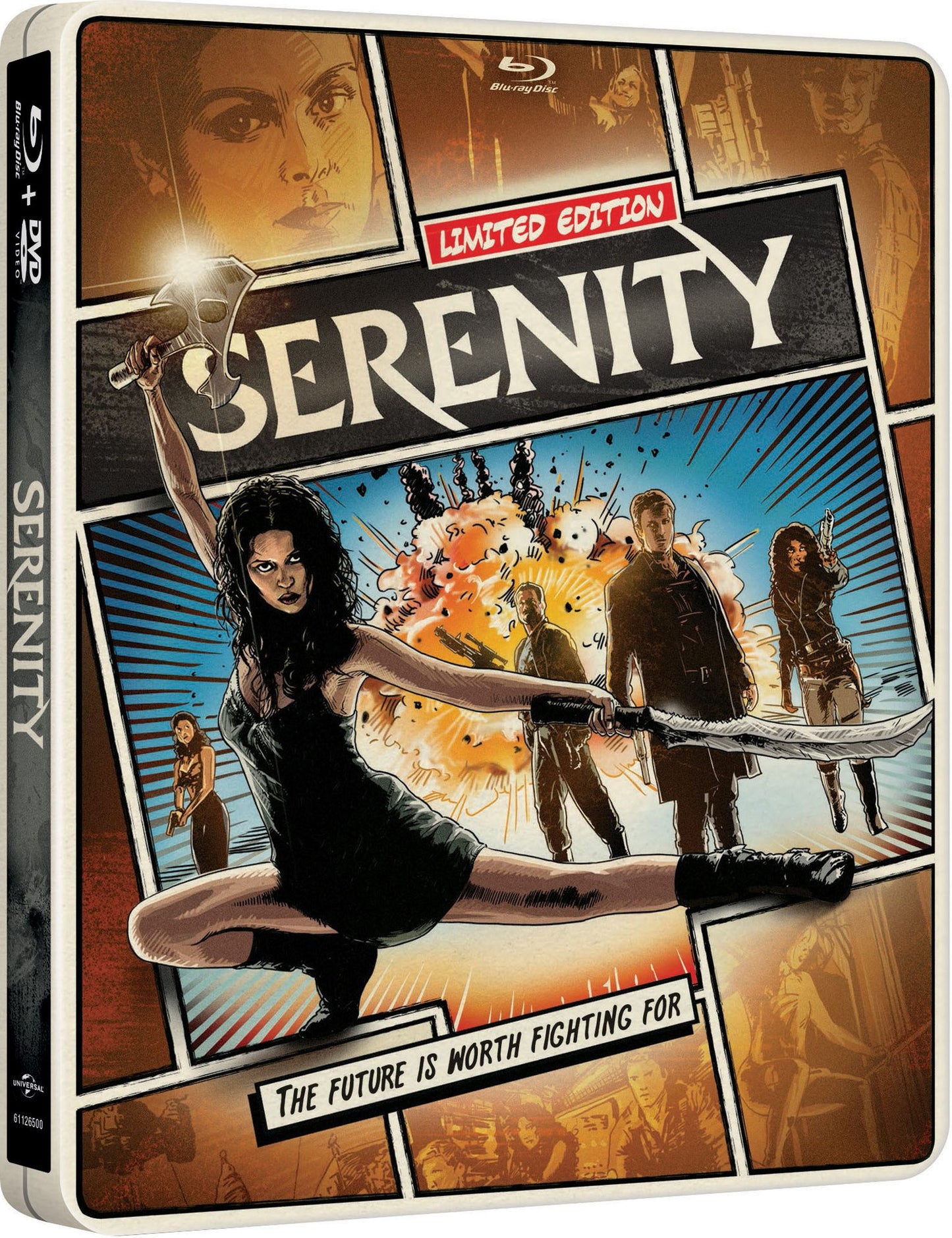 Serenity [SteelBook] [Includes Digital Copy] [Blu-ray/DVD] [2 Discs]