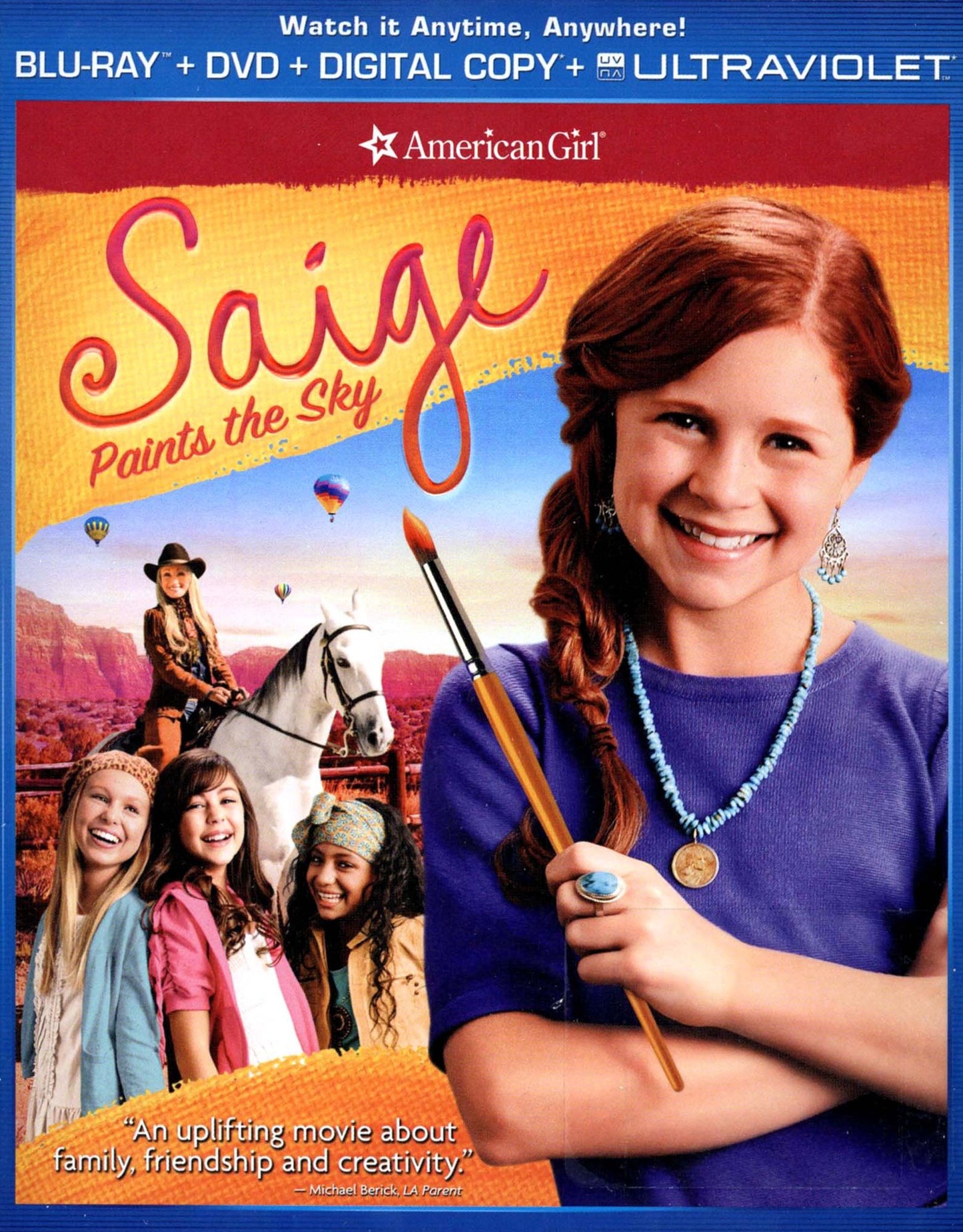 An American Girl: Saige Paints the Sky [2 Discs] [Includes Digital Copy] [UltraViolet] [Blu-ray/DVD]