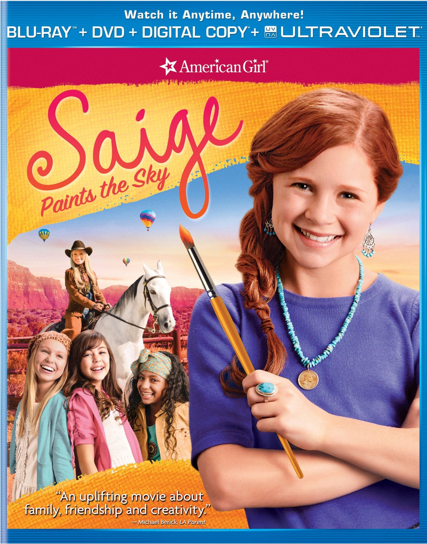 An American Girl: Saige Paints the Sky [2 Discs] [Includes Digital Copy] [UltraViolet] [Blu-ray/DVD]