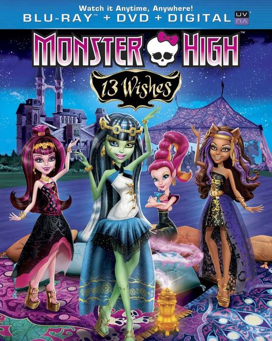 MONSTER HIGH 13 WISHES (W/DVD)