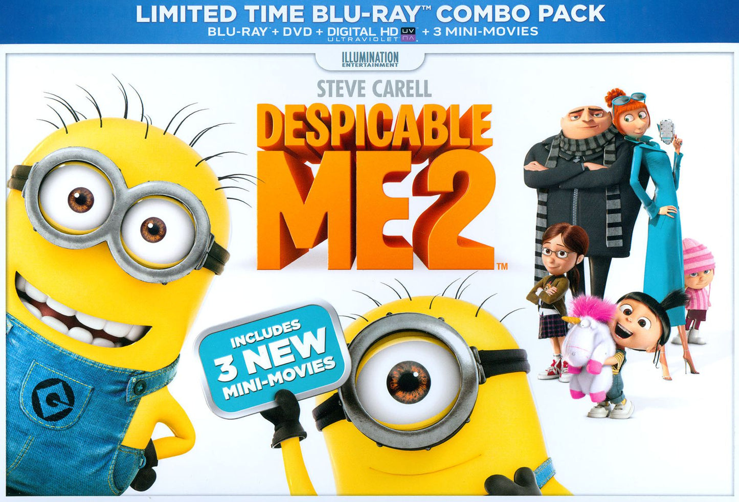 Despicable Me 2 [2 Discs] [Includes Digital Copy] [Blu-ray/DVD]