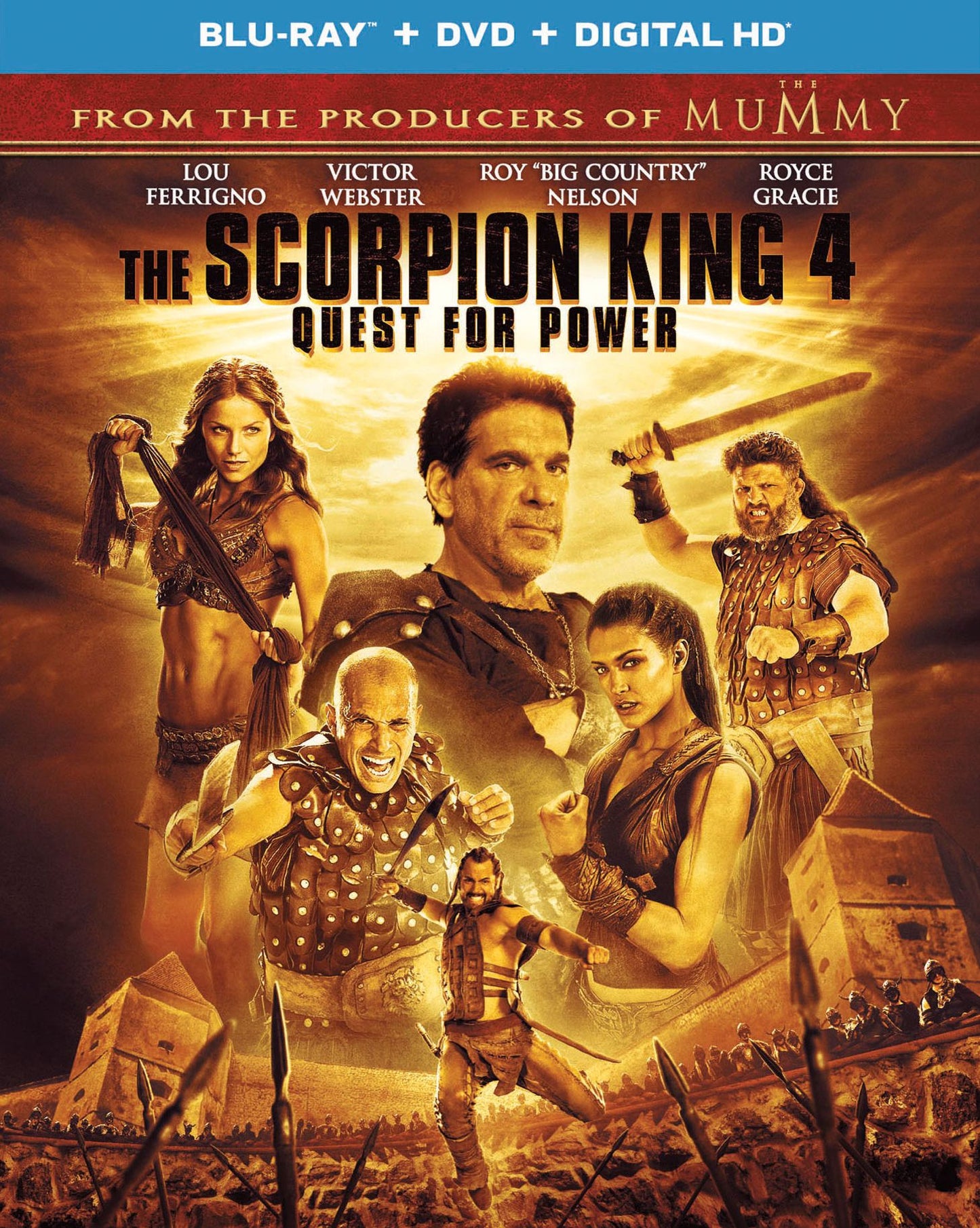 The Scorpion King 4: Quest for Power [2 Discs] [Includes Digital Copy] [Blu-ray/DVD]
