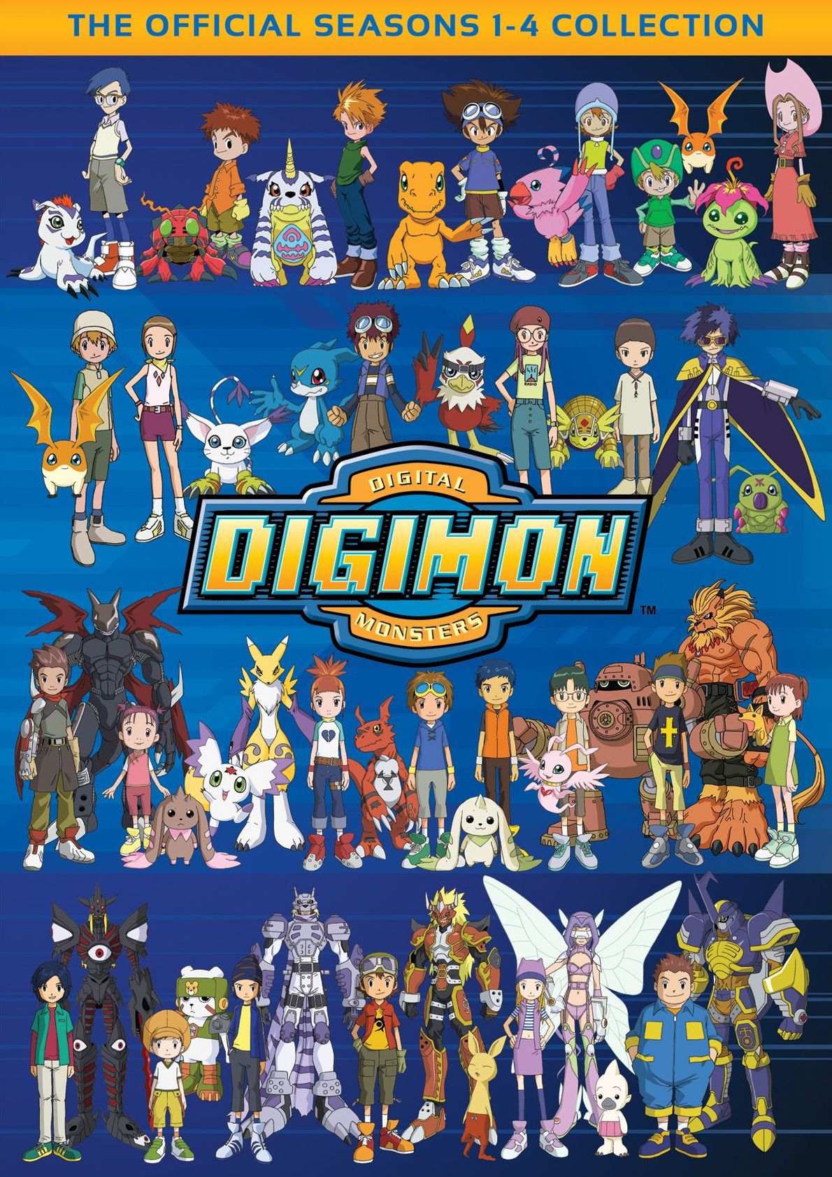 Digimon: Digital Monsters - The Official Seasons 1-4 Collection [32 Discs]