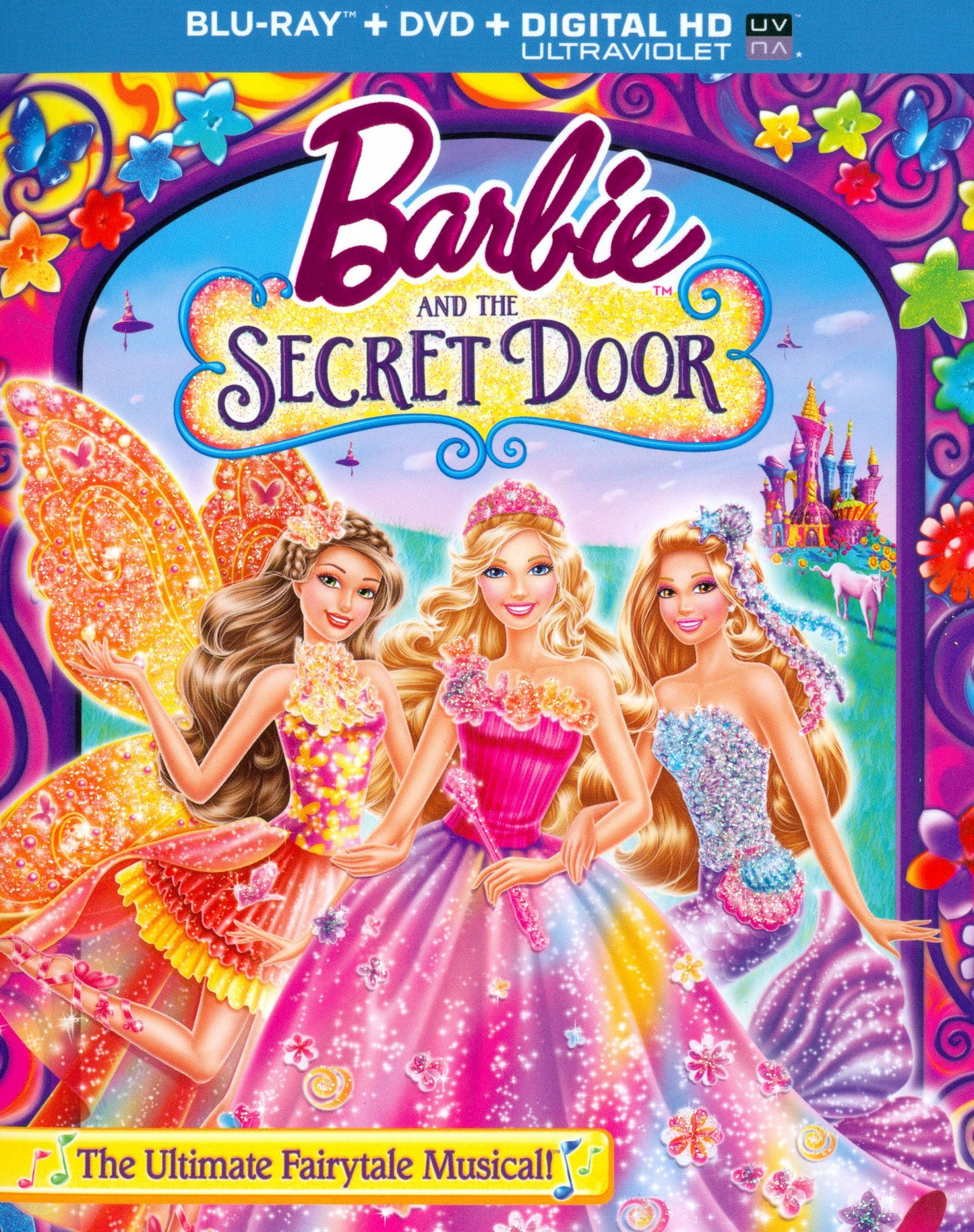 Barbie and the Secret Door [2 Discs] [Includes Digital Copy] [UltraViolet] [Blu-ray/DVD]
