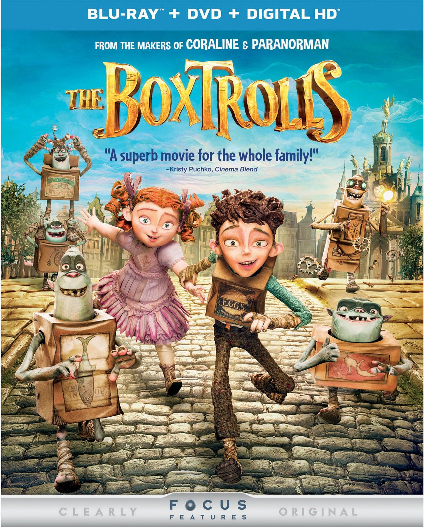 The Boxtrolls [2 Discs] [Includes Digital Copy] [UltraViolet] [Blu-ray/DVD]