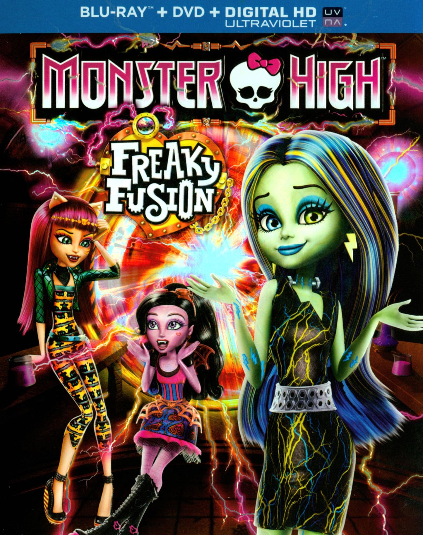 Monster High: Freaky Fusion [2 Discs] [Includes Digital Copy] [UltraViolet] [Blu-ray/DVD]