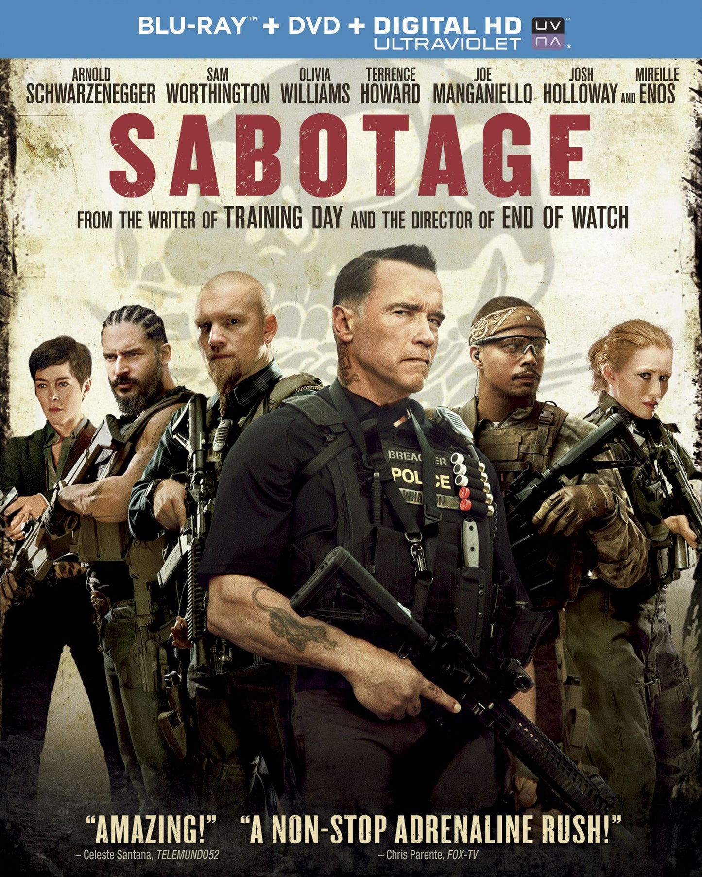 Sabotage [2 Discs] [Includes Digital Copy] [UltraViolet] [Blu-ray/DVD]