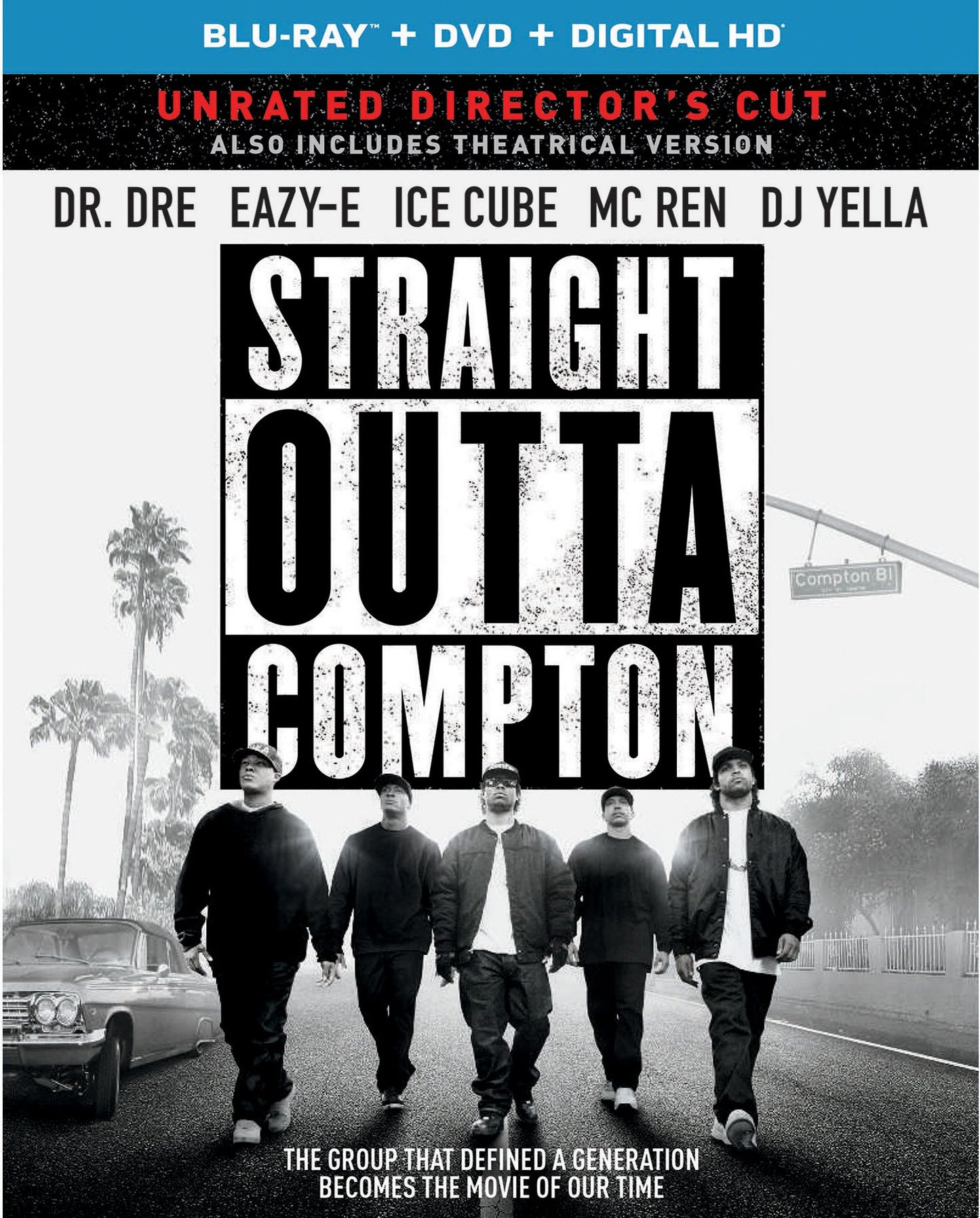 Straight Outta Compton [Includes Digital Copy] [Blu-ray/DVD]