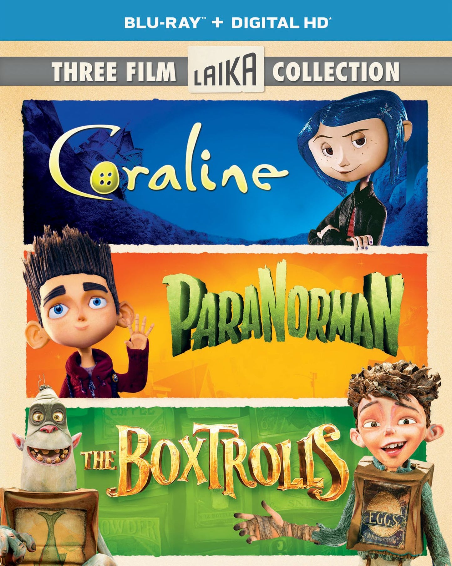 BOXTROLLS (3-FILM)(BR)