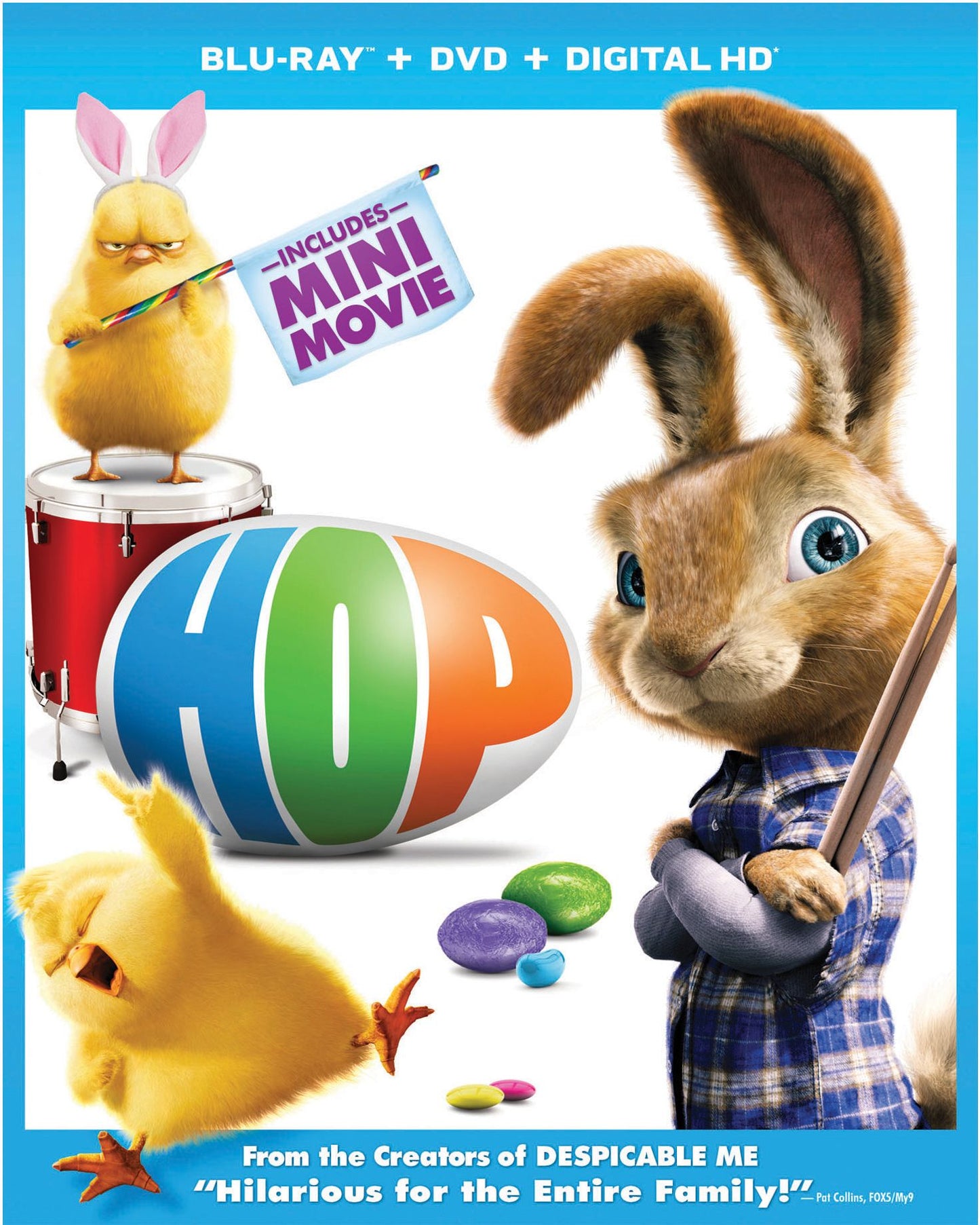 Hop [2 Discs] [With Minions Movie Cash] [Blu-ray/DVD]