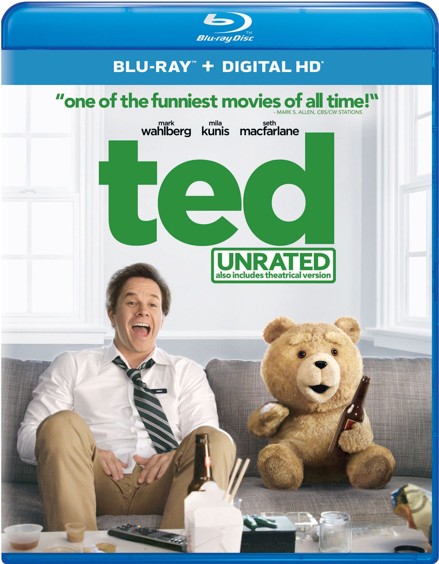 Ted [Includes Digital Copy] [UltraViolet] [With Movie Cash] [Blu-ray]