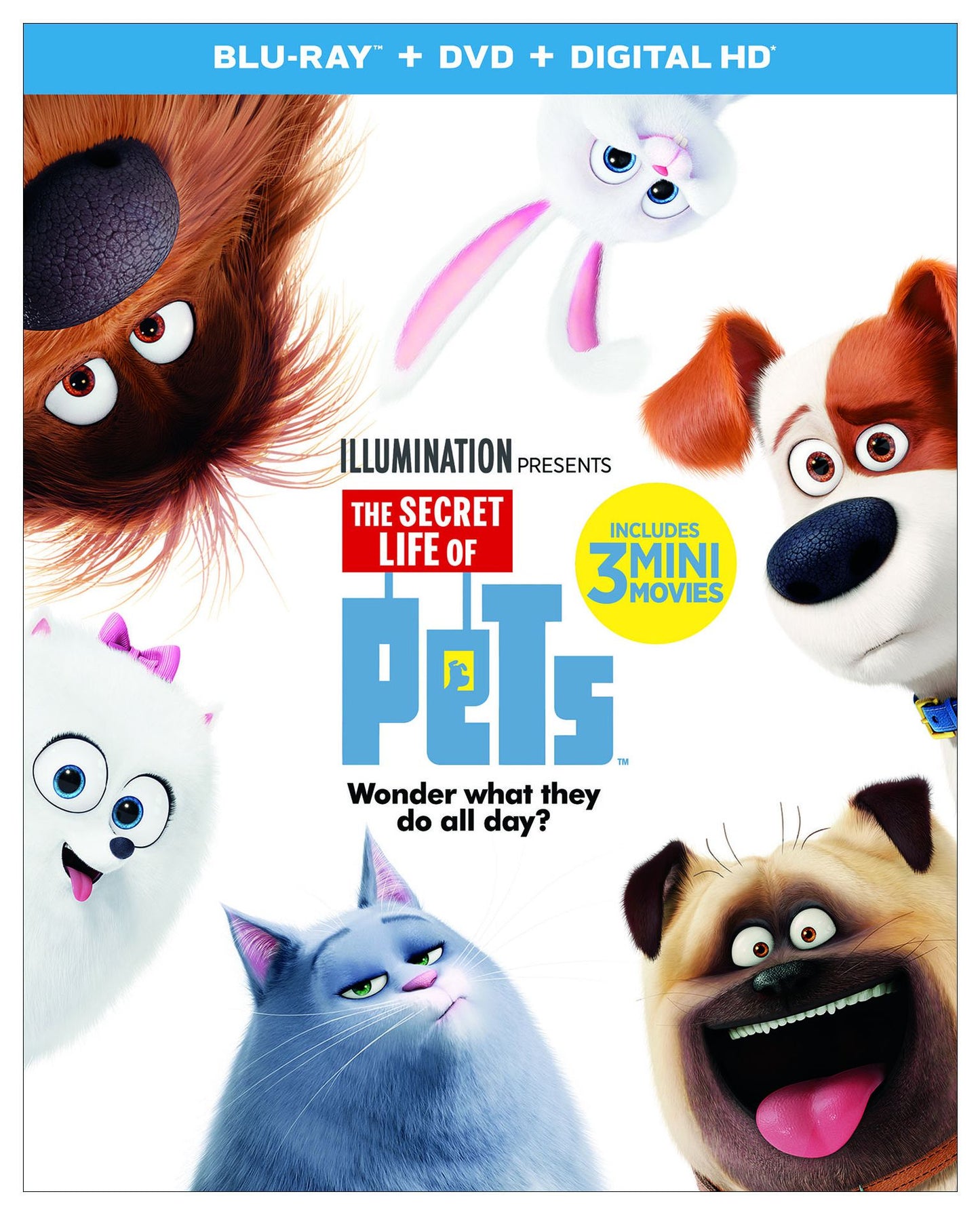The Secret Life of Pets [Includes Digital Copy] [Blu-ray/DVD]