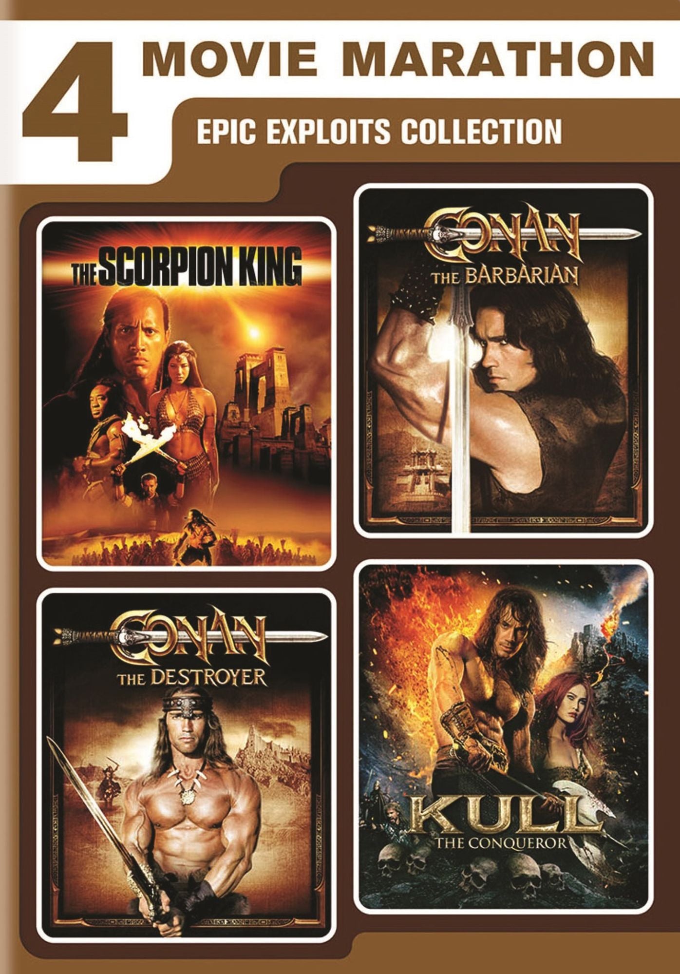 4-Movie Marathon: Epic Exploits Collection [2 Discs]