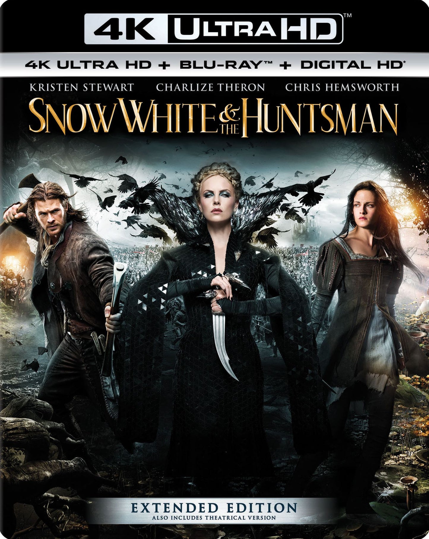 Snow White and the Huntsman [4K Ultra HD Blu-ray/Blu-ray] [Includes Digital Copy]