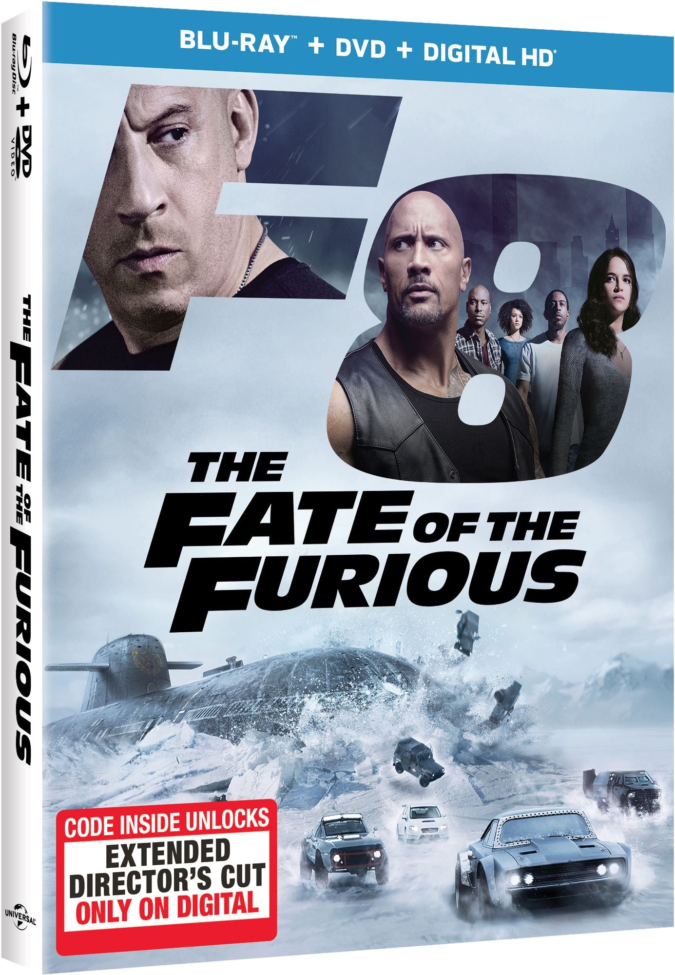 The Fate of the Furious [Includes Digital Copy] [Blu-ray/DVD]
