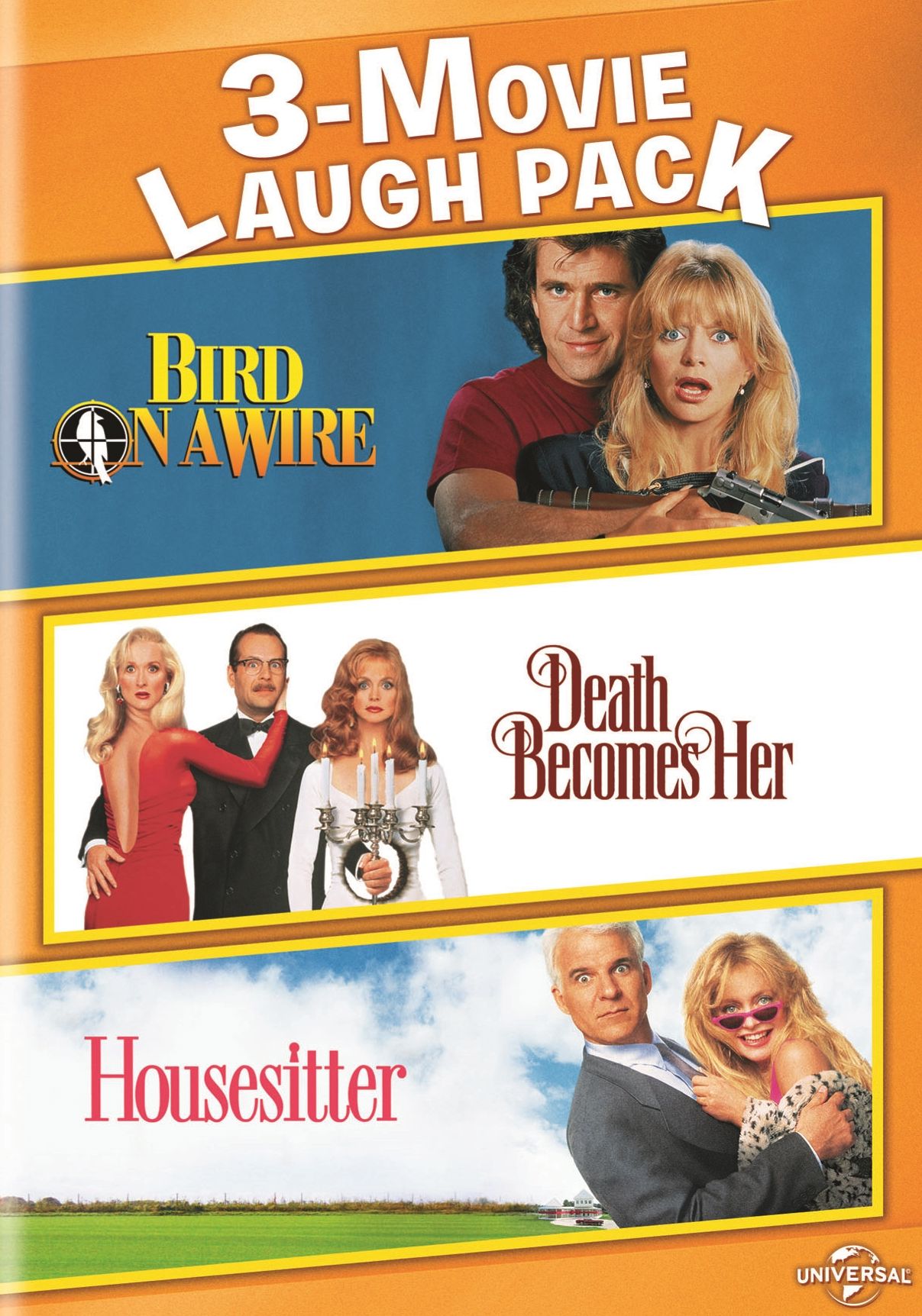 3-Movie Laugh Pack: Bird On A Wire/housesitter/death Becomes Her