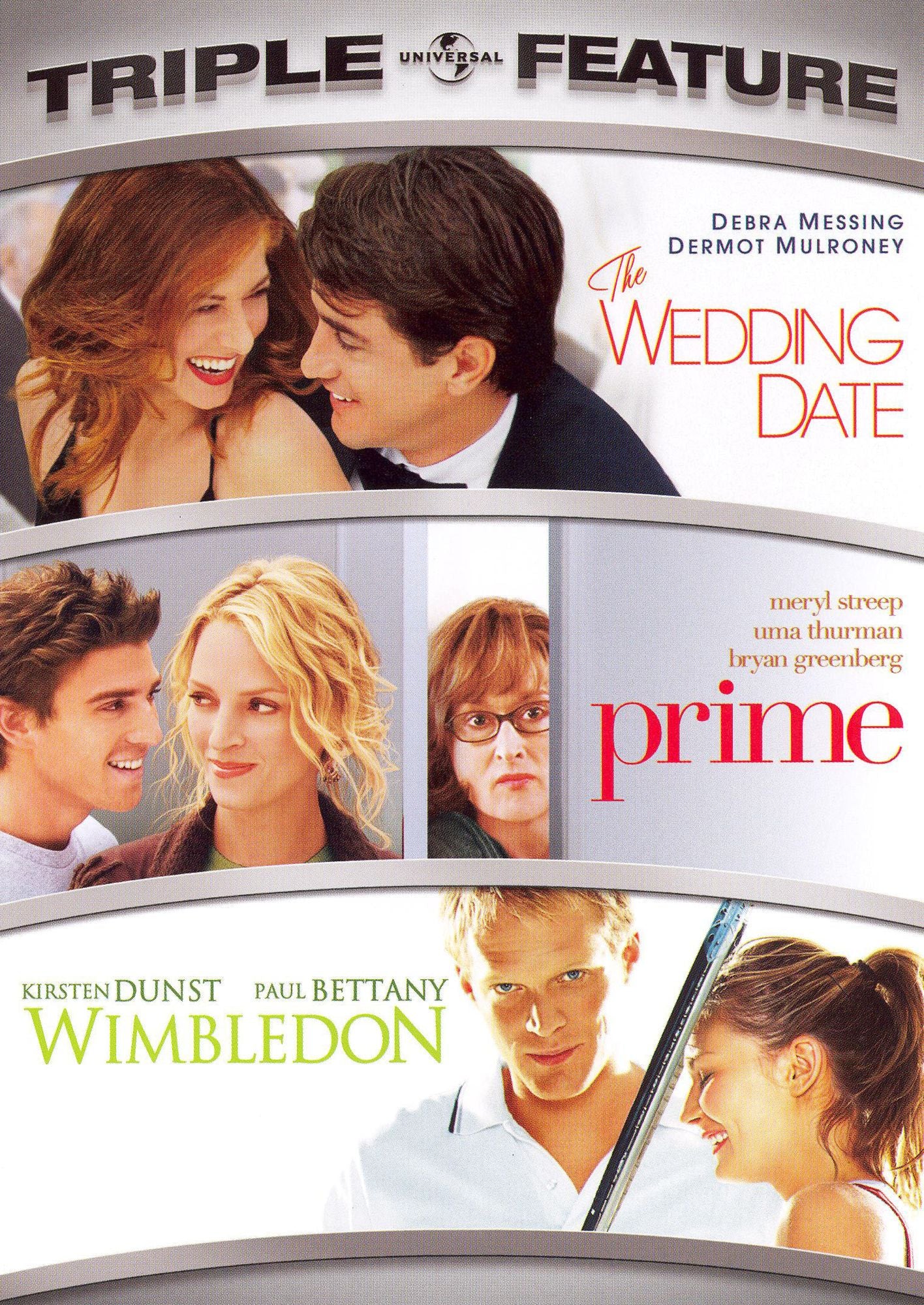 The Wedding Date/Prime/Wimbledon [3 Discs]