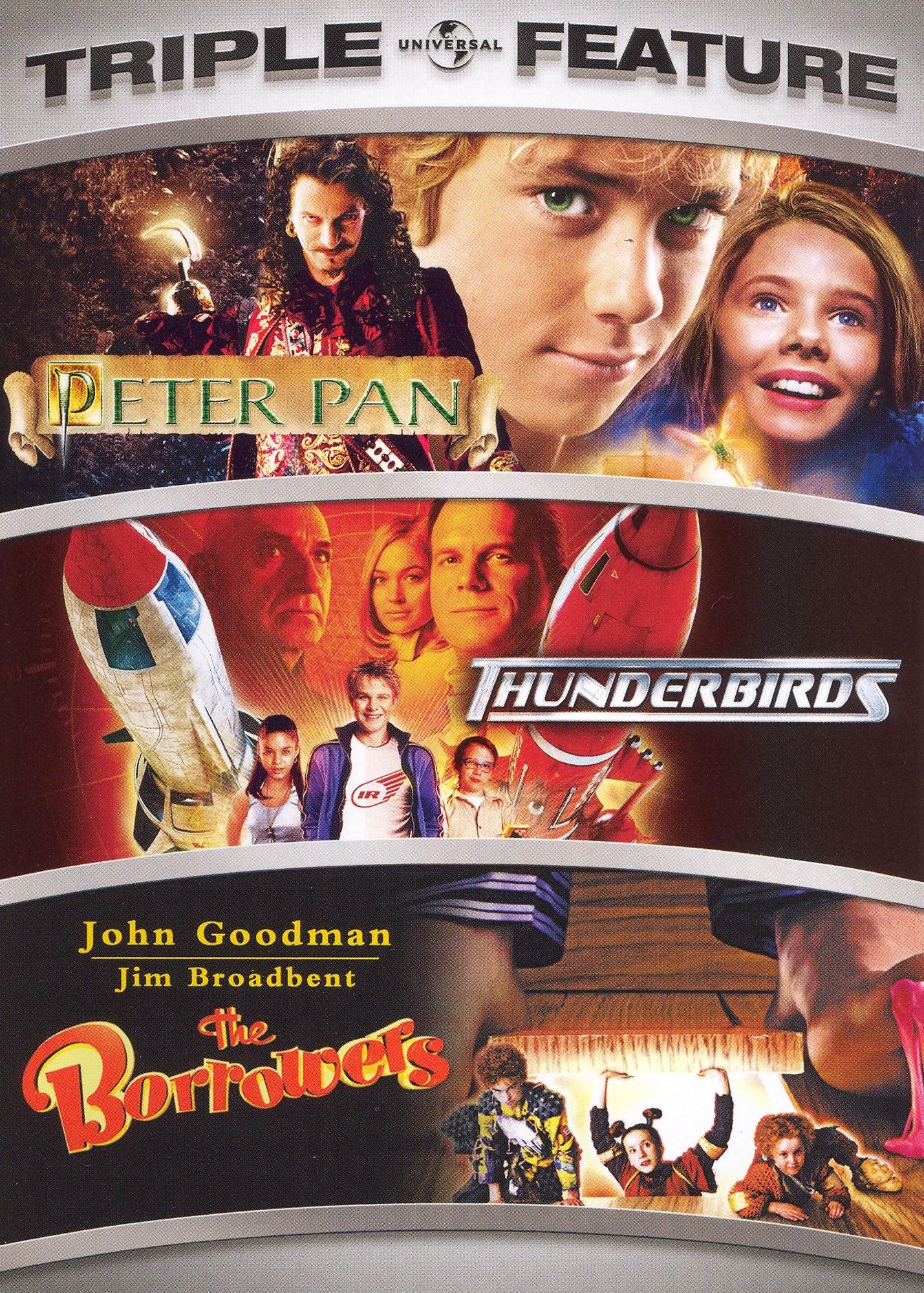 Peter Pan/Thunderbirds/The Borrowers [2 Discs]