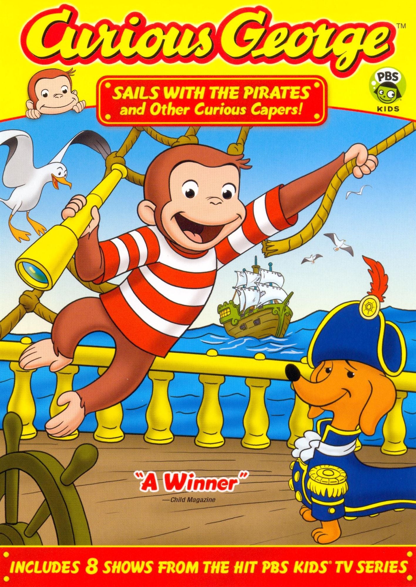 Curious George: Sails with the Pirates and Other Curious Capers