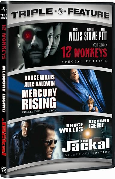 12 Monkeys/Mercury Rising/The Jackal [3 Discs]