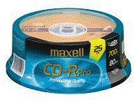 MAXELL 648425 Cd-R Pro Spindle 25 Pack