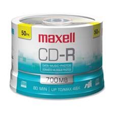 MAXELL 648250 CD-R 80min 700MB 48X 50pc Spindle