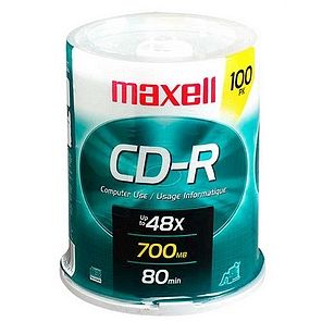CD-R80 48X 100 PACK RECORDABLE