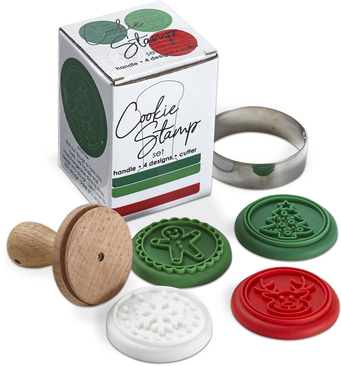 Christmas Cookie Stamps Set of 4