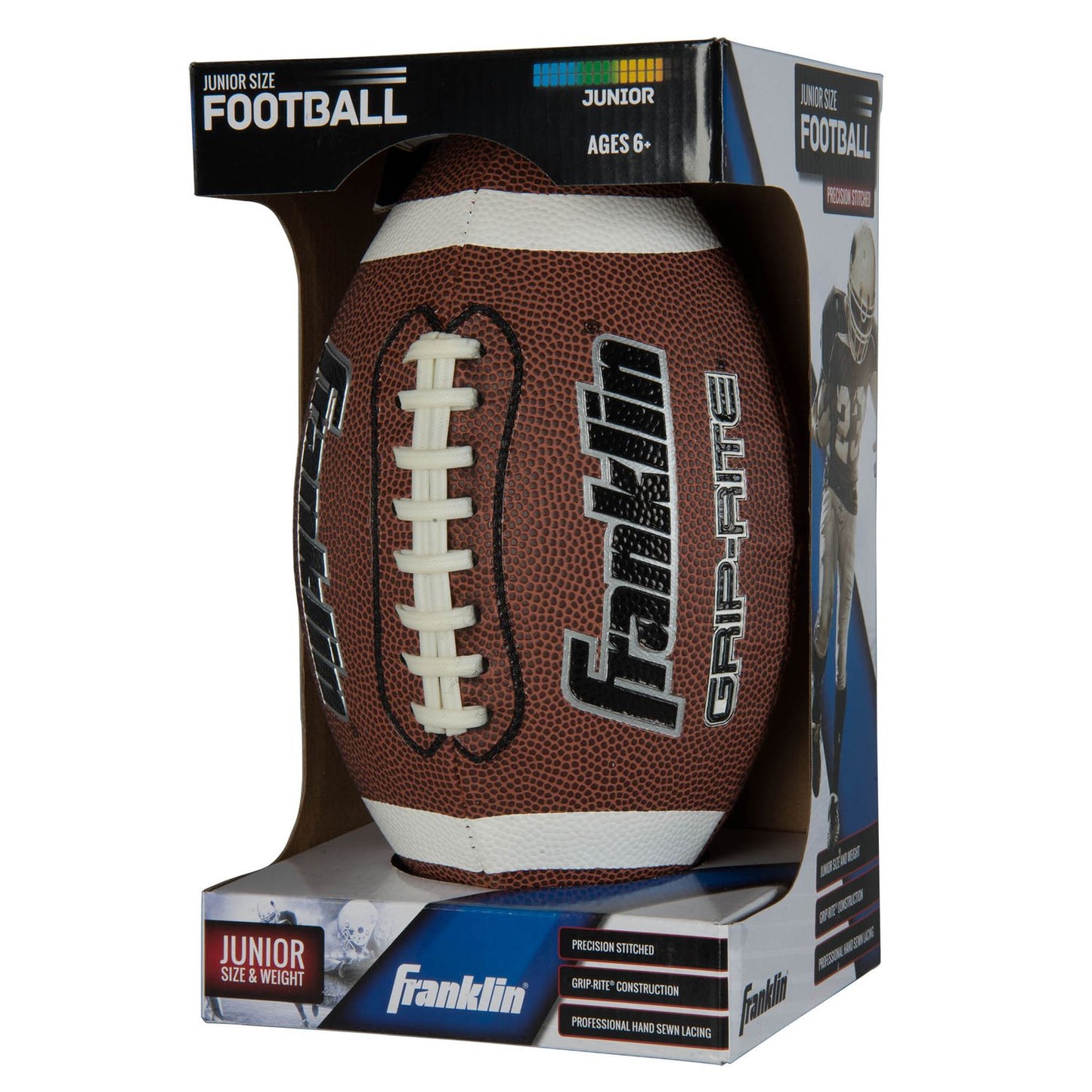 Franklin Sports Junior Grip-Rite PVC Football
