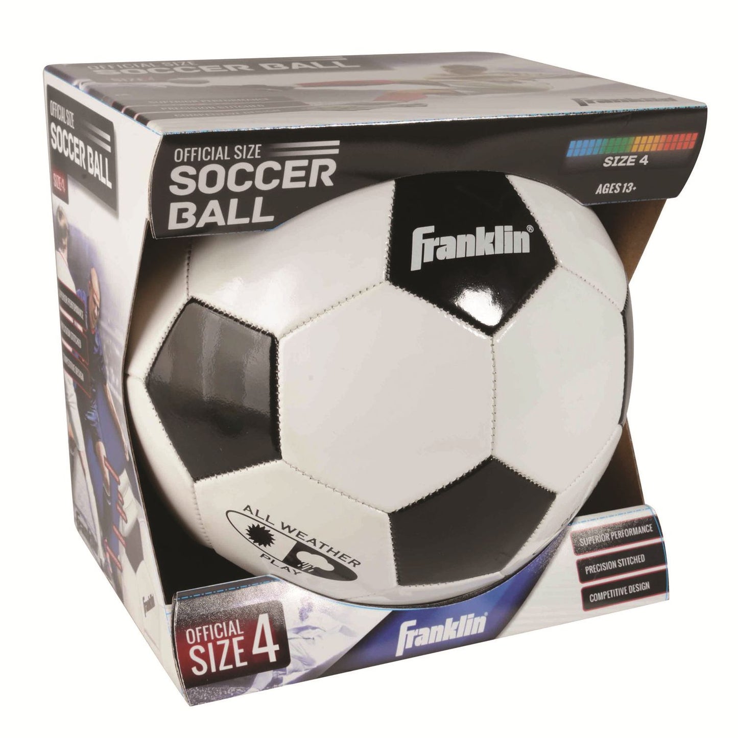 Franklin Sports Size 4 Competition 100 Soccerball