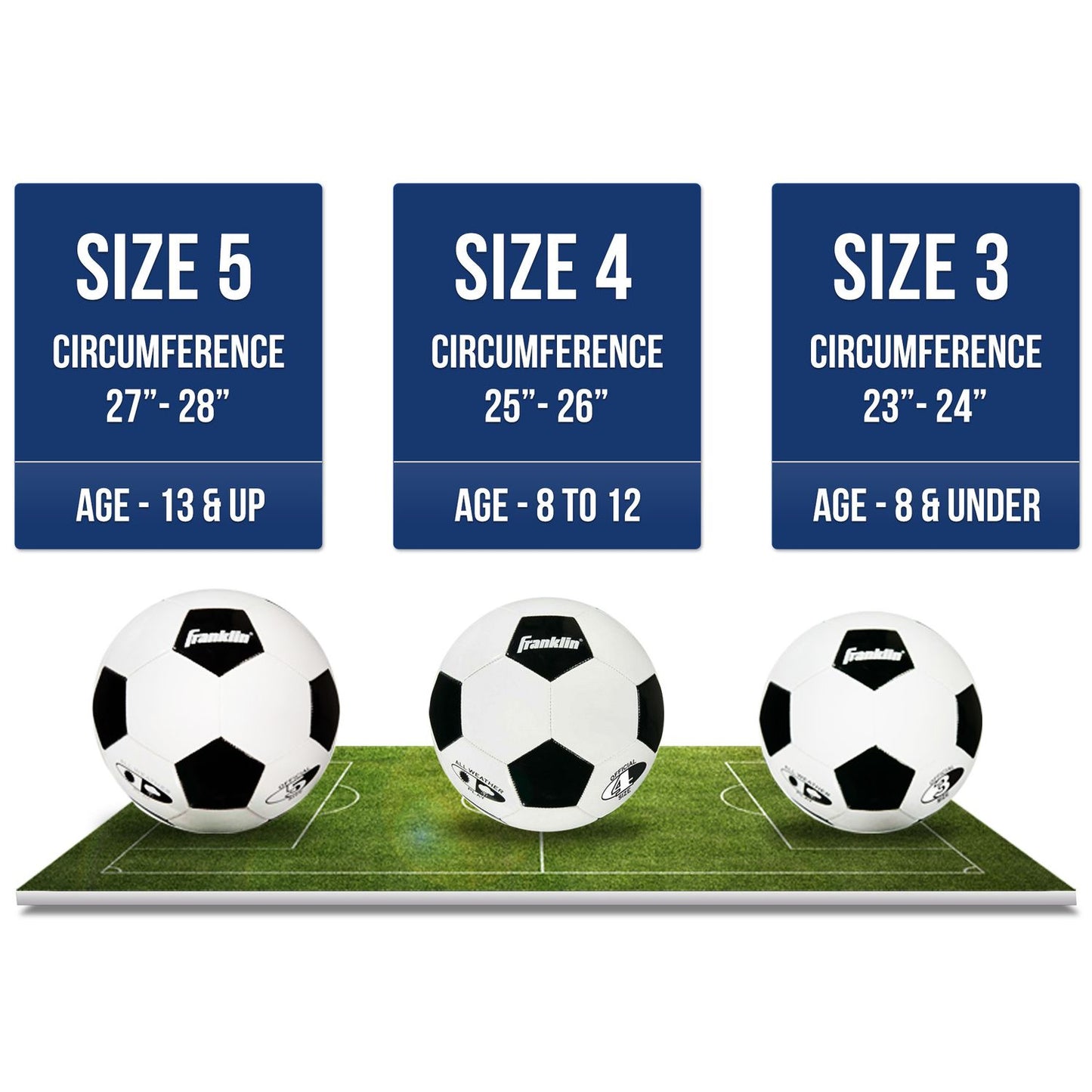 Franklin Sports Size 4 Competition 100 Soccerball