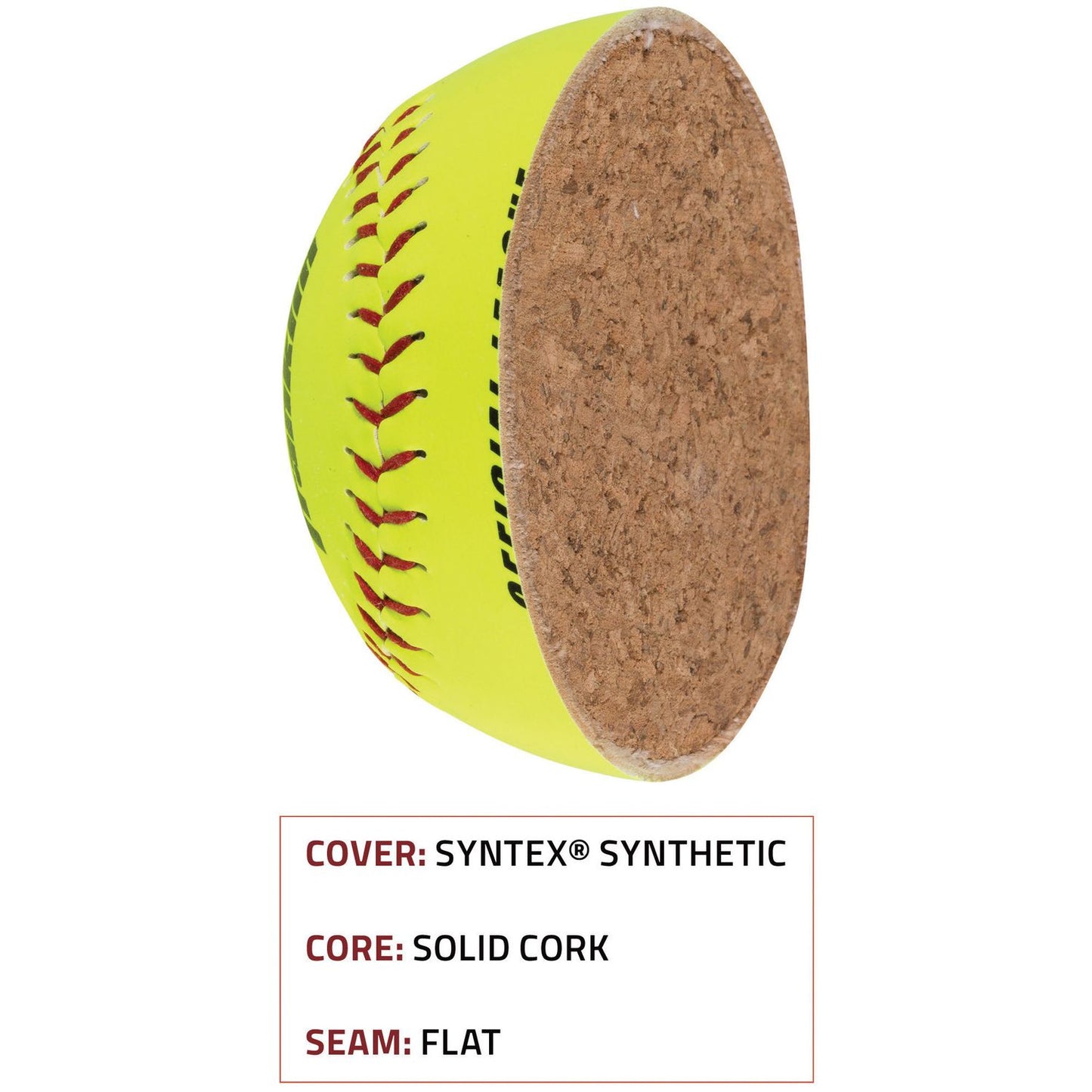 Franklin Sports 4 Official League Yellow Softballs