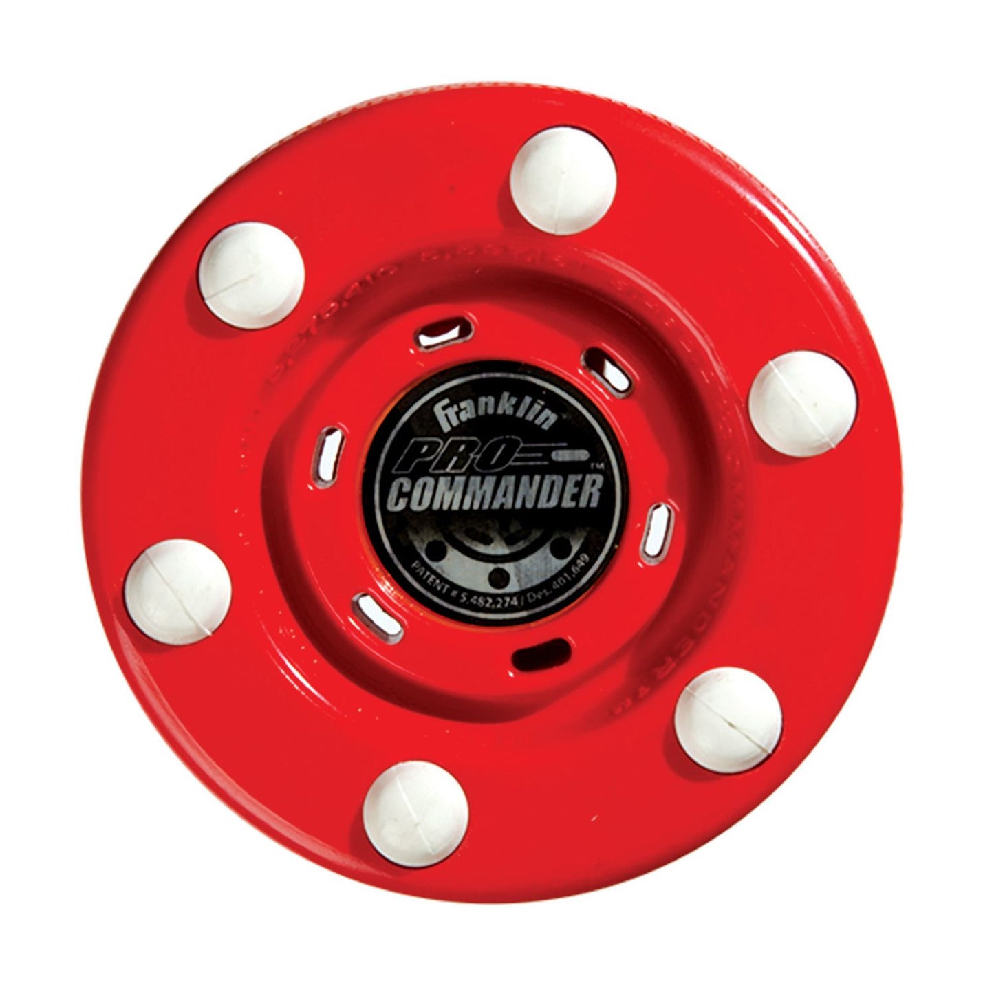 Franklin Sports NHL Pro Commander Puck Red