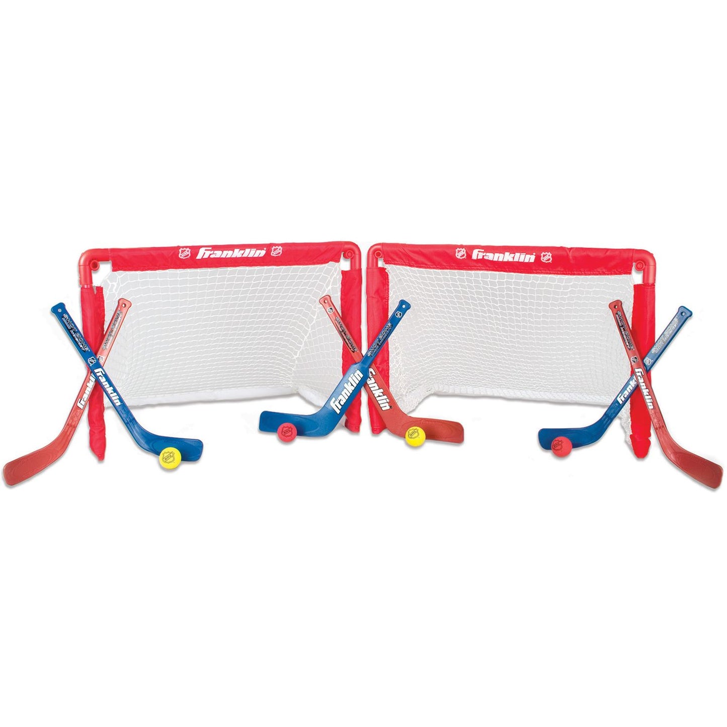 Franklin Sports NHL Mini Hockey Insta-Set¿2-Goal Combo