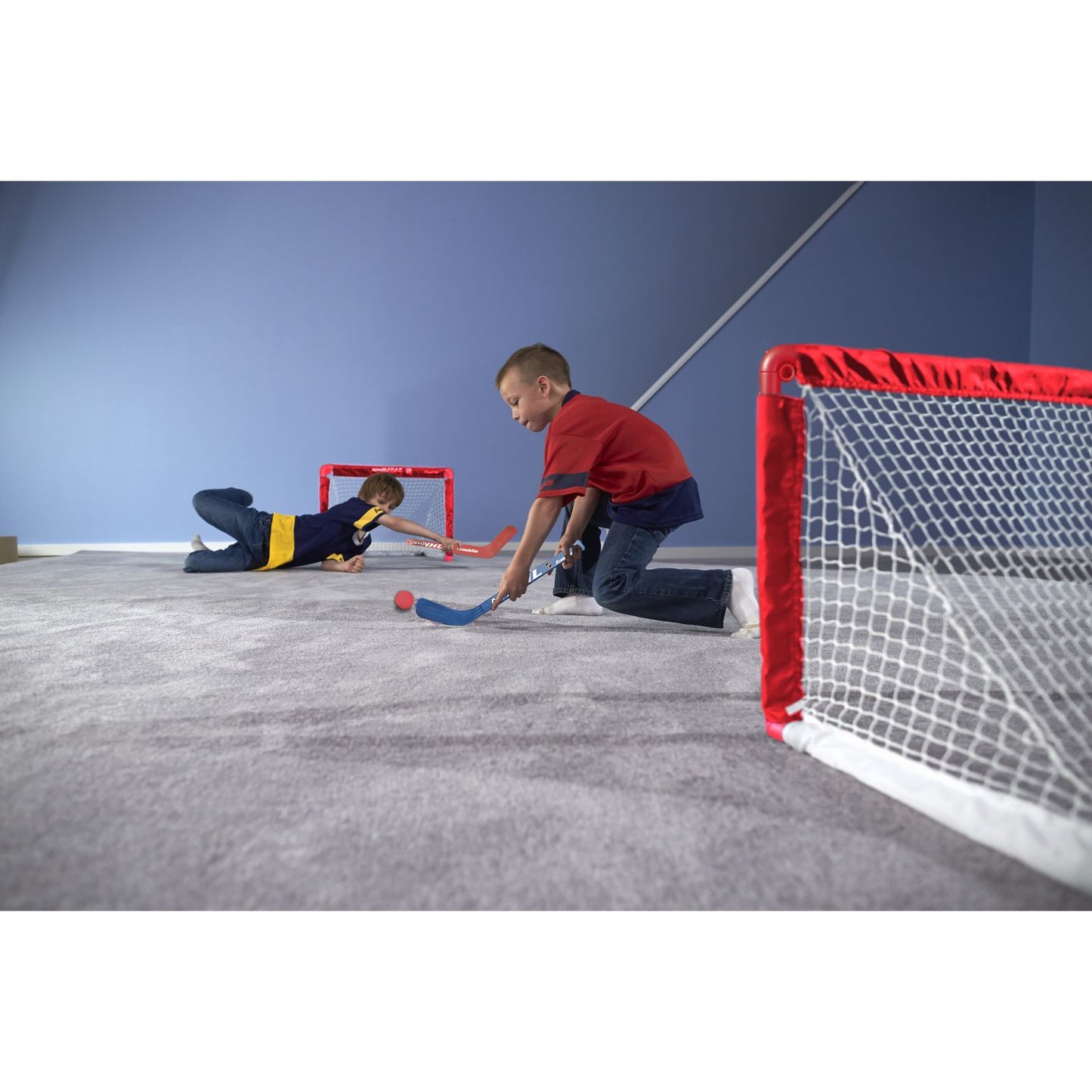 Franklin Sports NHL Mini Hockey Insta-Set¿2-Goal Combo