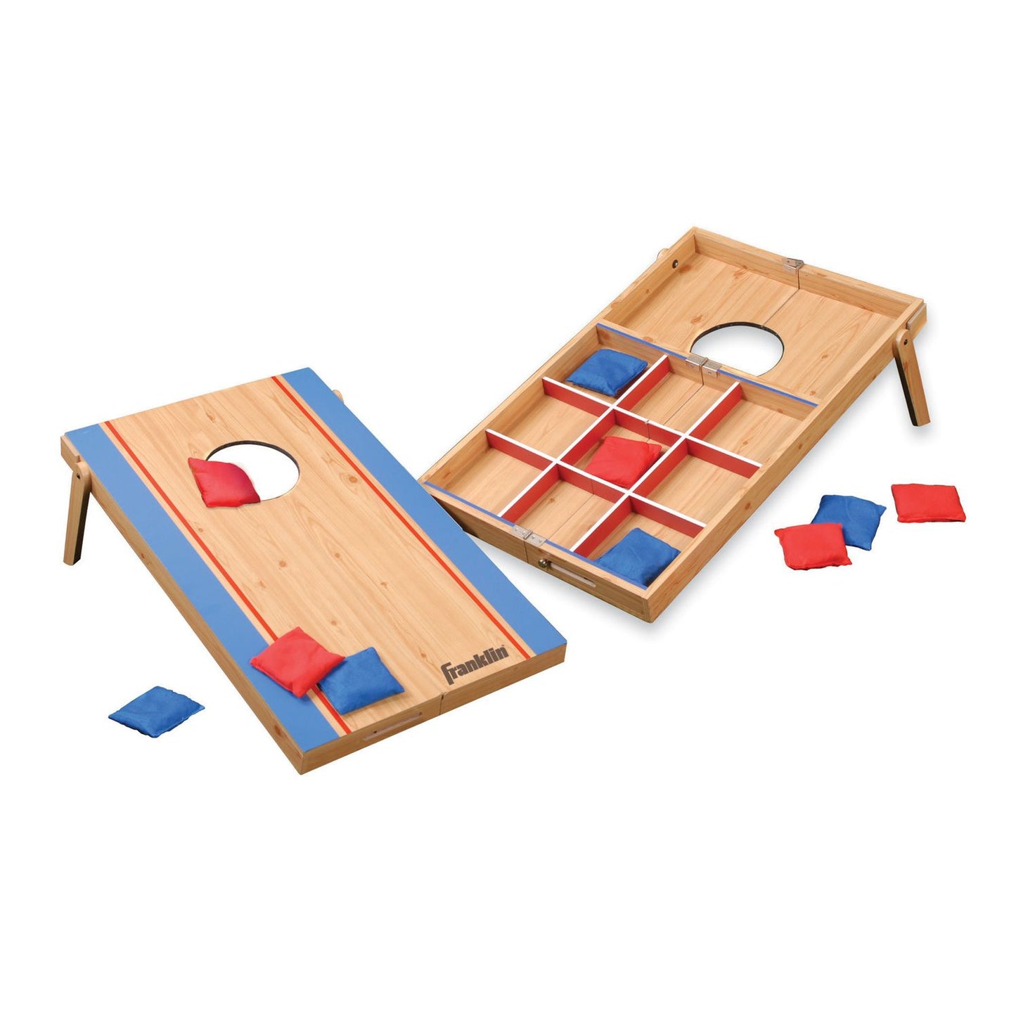 Franklin Sports 13068-01 Fold-N-Go Bean Bag Tic Tac Toe Combo