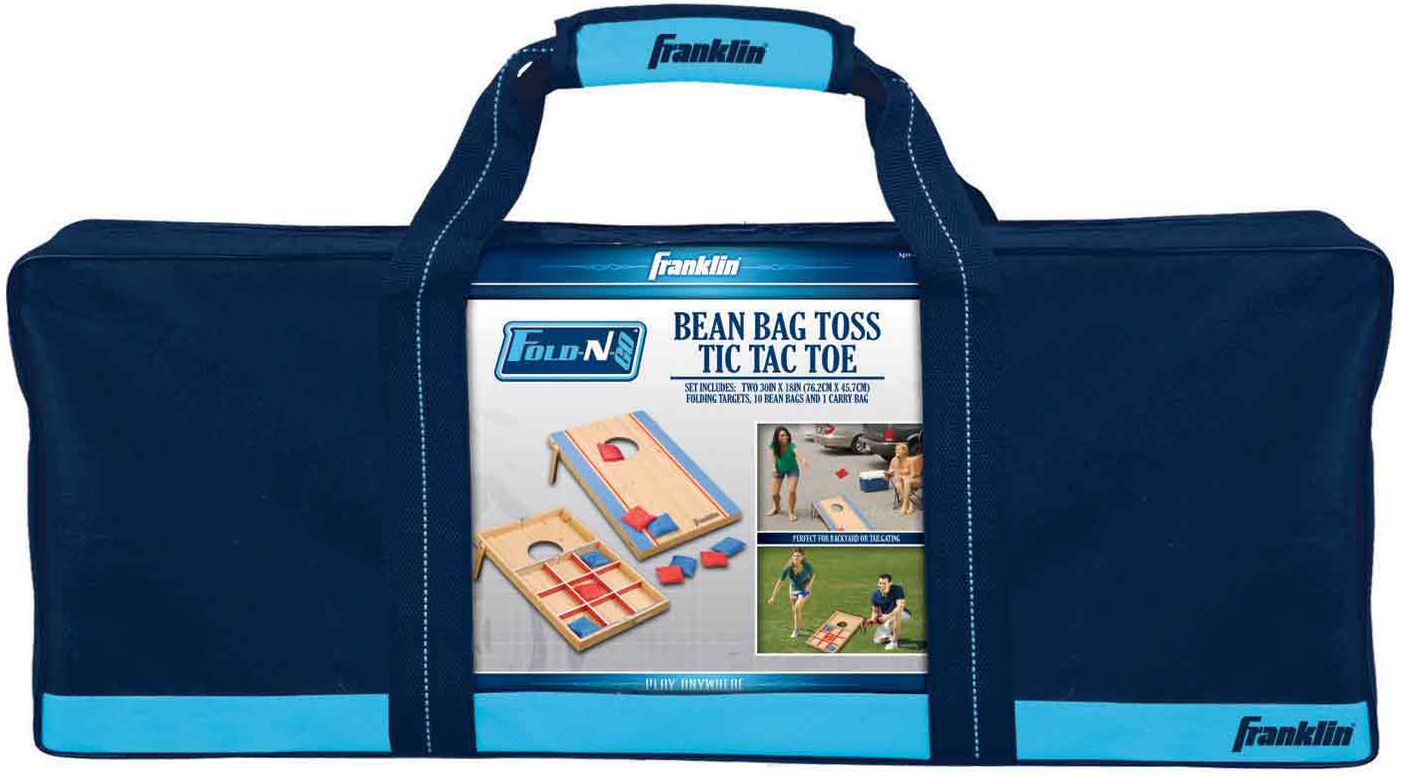 Franklin Sports 13068-01 Fold-N-Go Bean Bag Tic Tac Toe Combo