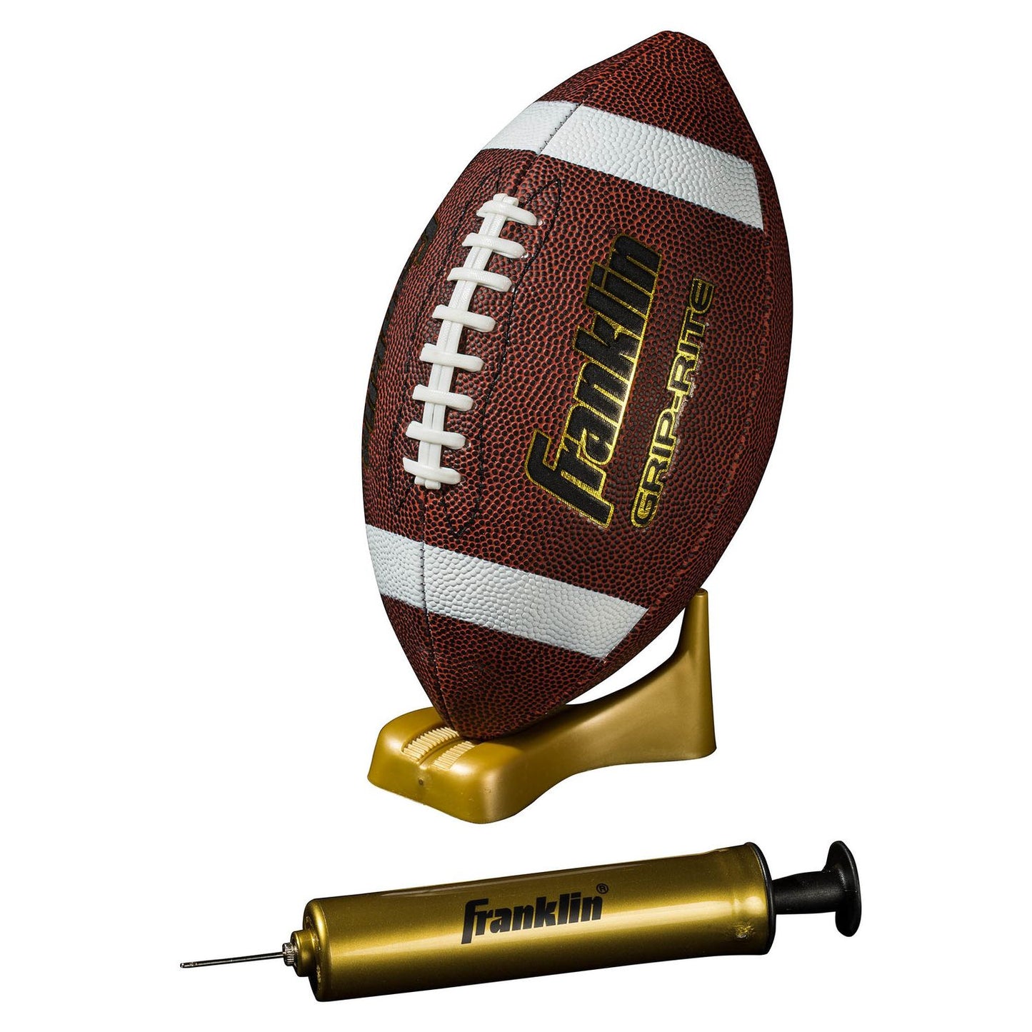 Franklin Sports Grip-Rite¿ Pump & Tee Football Set-Junior