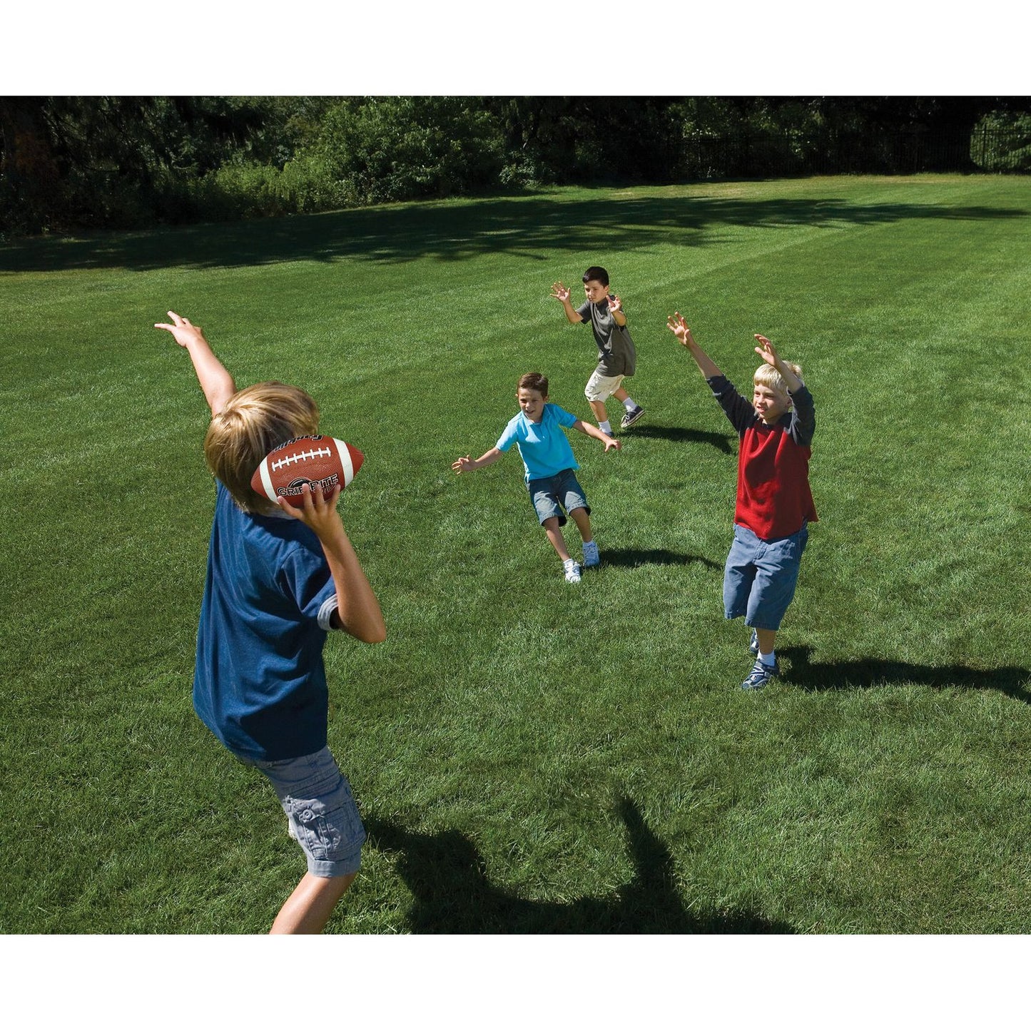 Franklin Sports Grip-Rite¿ 100 Rubber Football-Junior