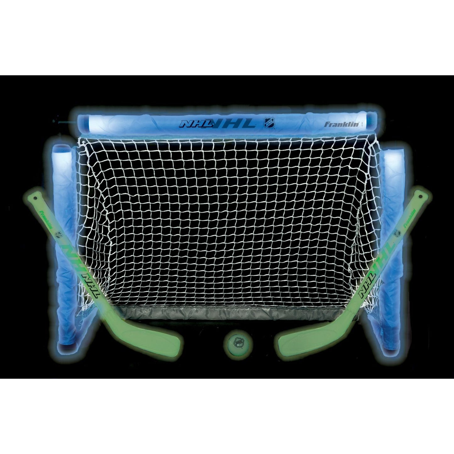 Franklin Sports NHL Mini Hockey Light-Up Goal Set